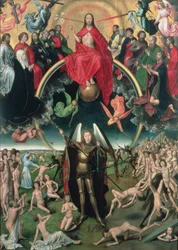 Poslední soud, 1473 (střední panel)